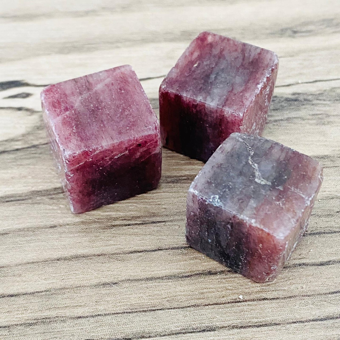 Strawberry Quartz Crystal Cube