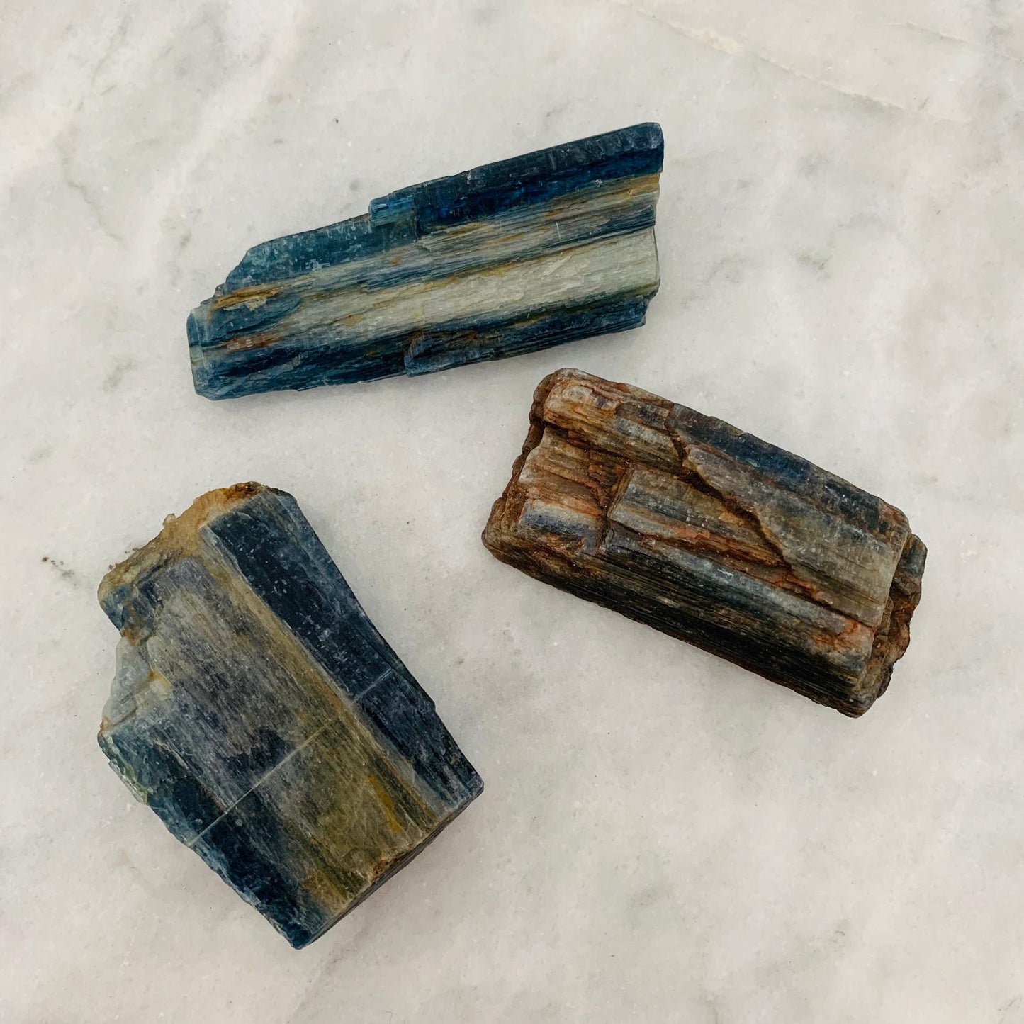 Raw Blue Kyanite Crystals