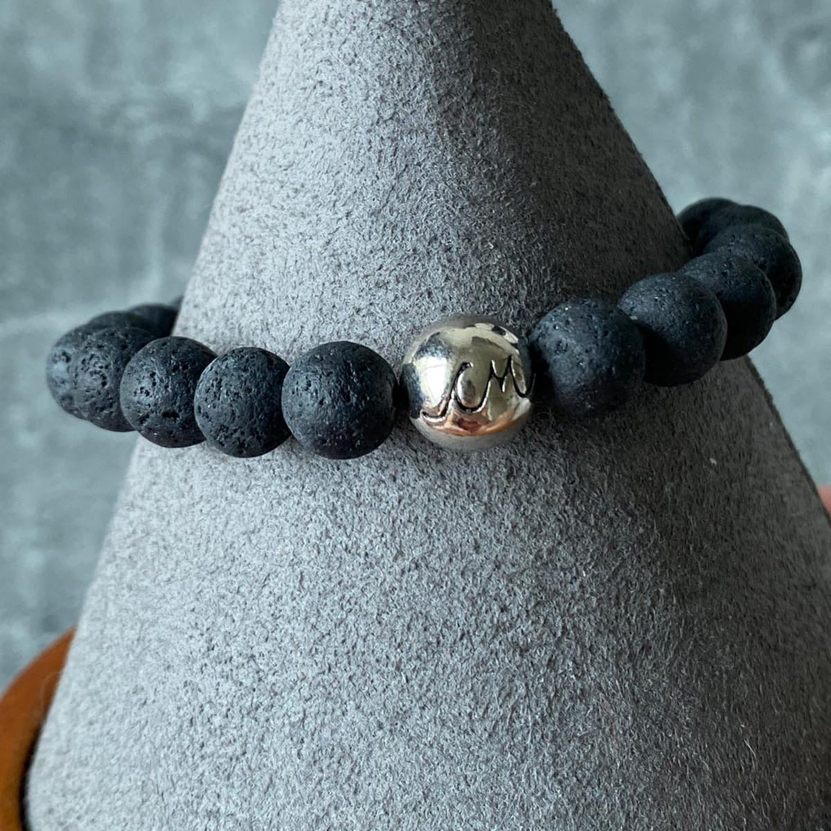 Sodalite & Lava Stone Men Bracelet