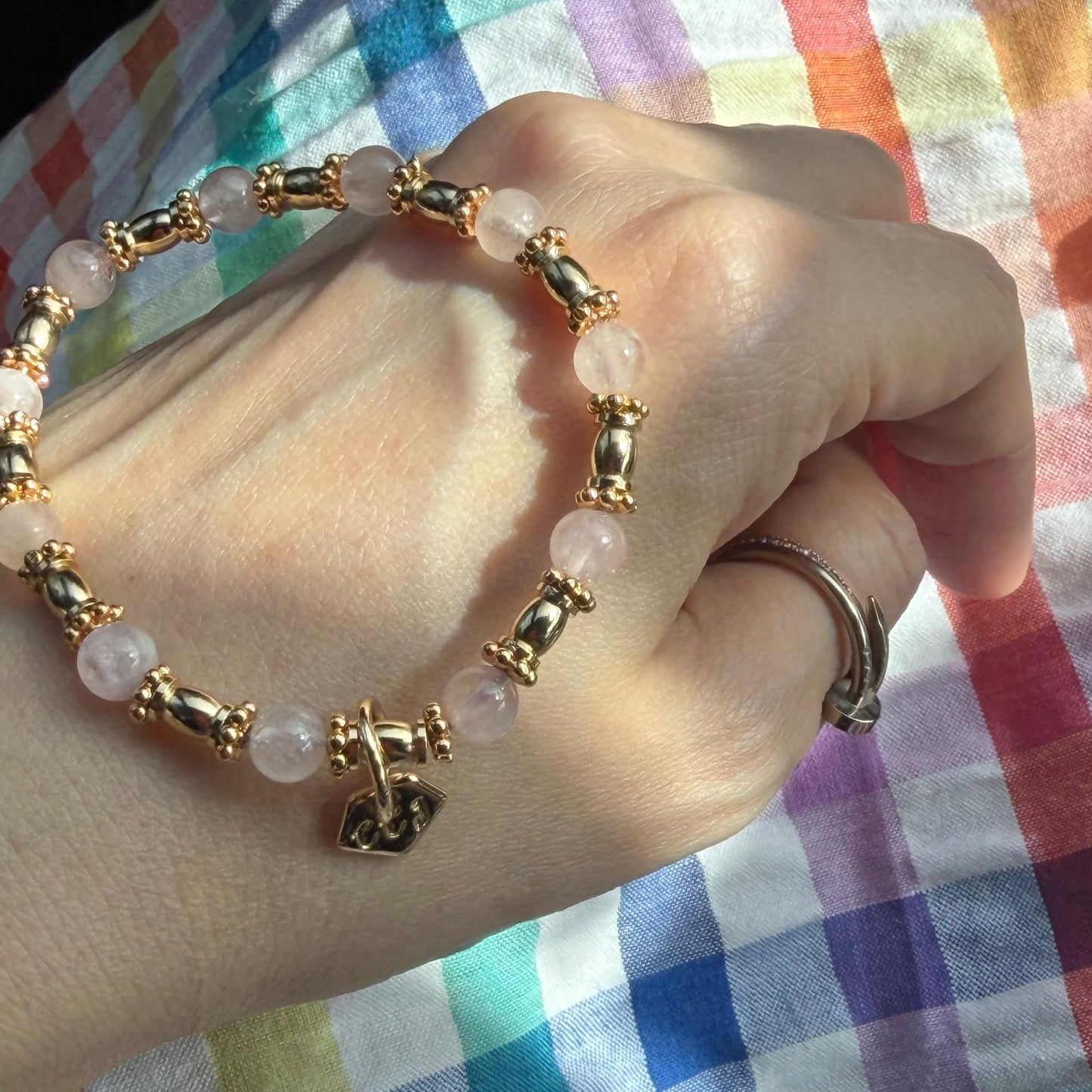 Morganite Baby Bracelet