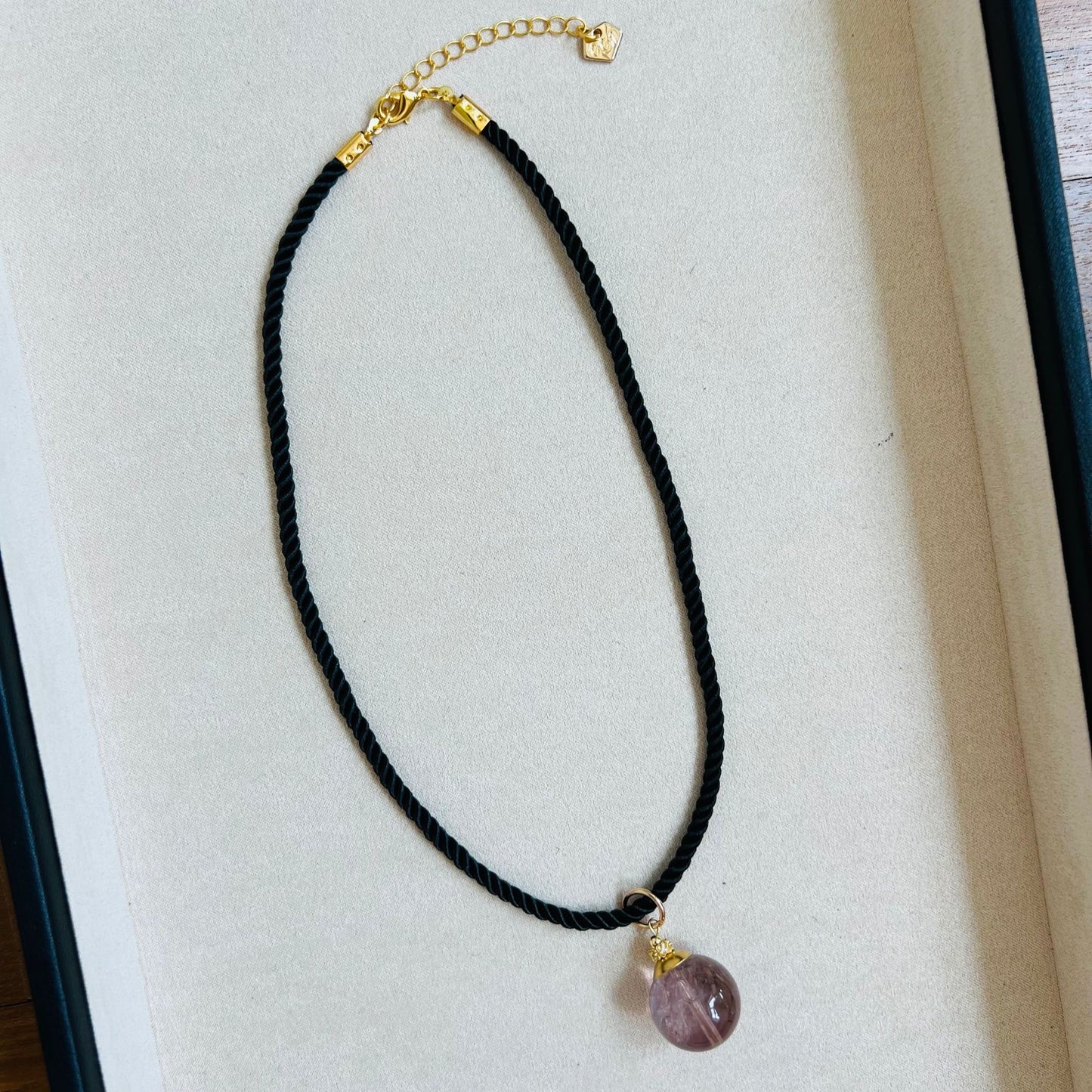 Ametrine Silk Twist Necklace