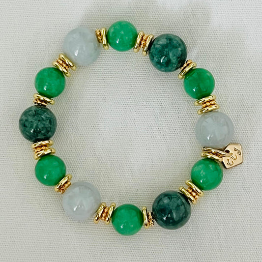 Jade & Variscite Juicy Bracelet