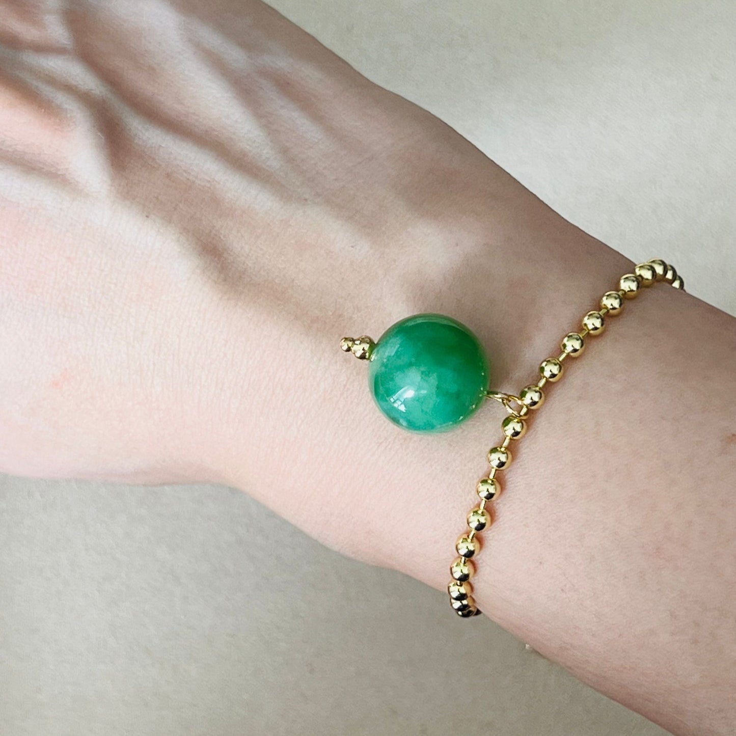 Chrysoprase La Forma Bracelet