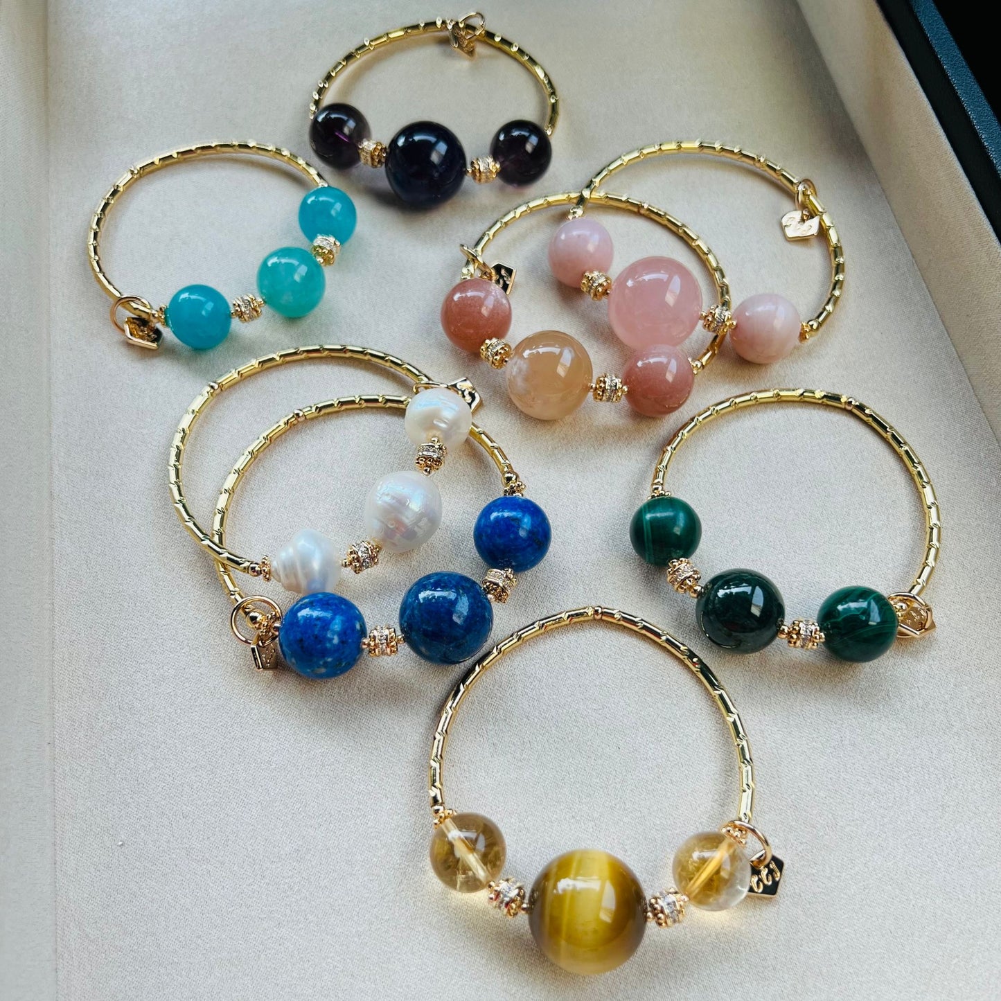 Merry Malachite & Jade Diadem Bracelet
