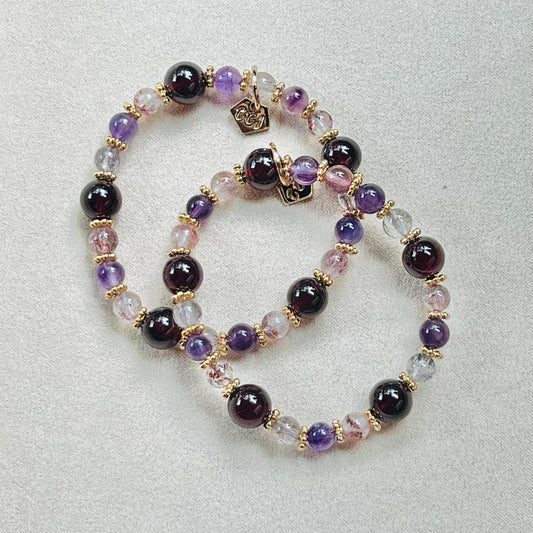 Super7 & Garnet Bracelet