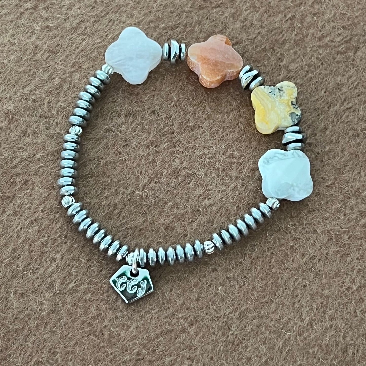 Clouds & Sunshine Clover Baby Bracelet SHW