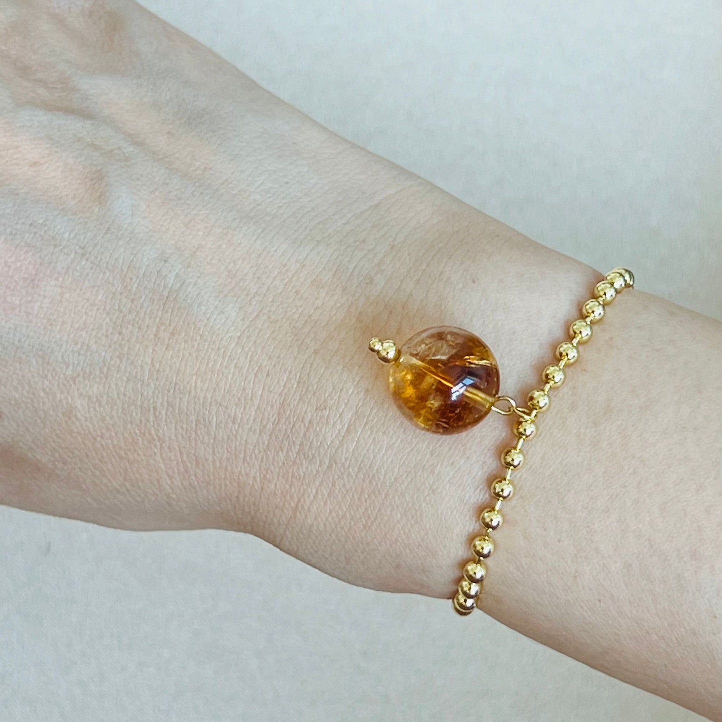 Golden Citrine La Forma Bracelet