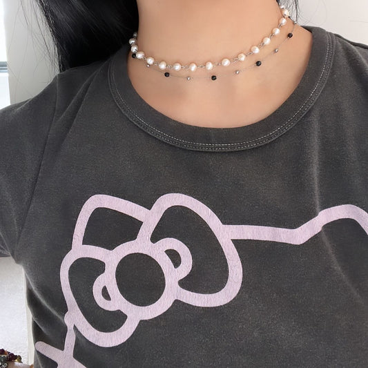 Baroque Pearl Choker Necklace SHW