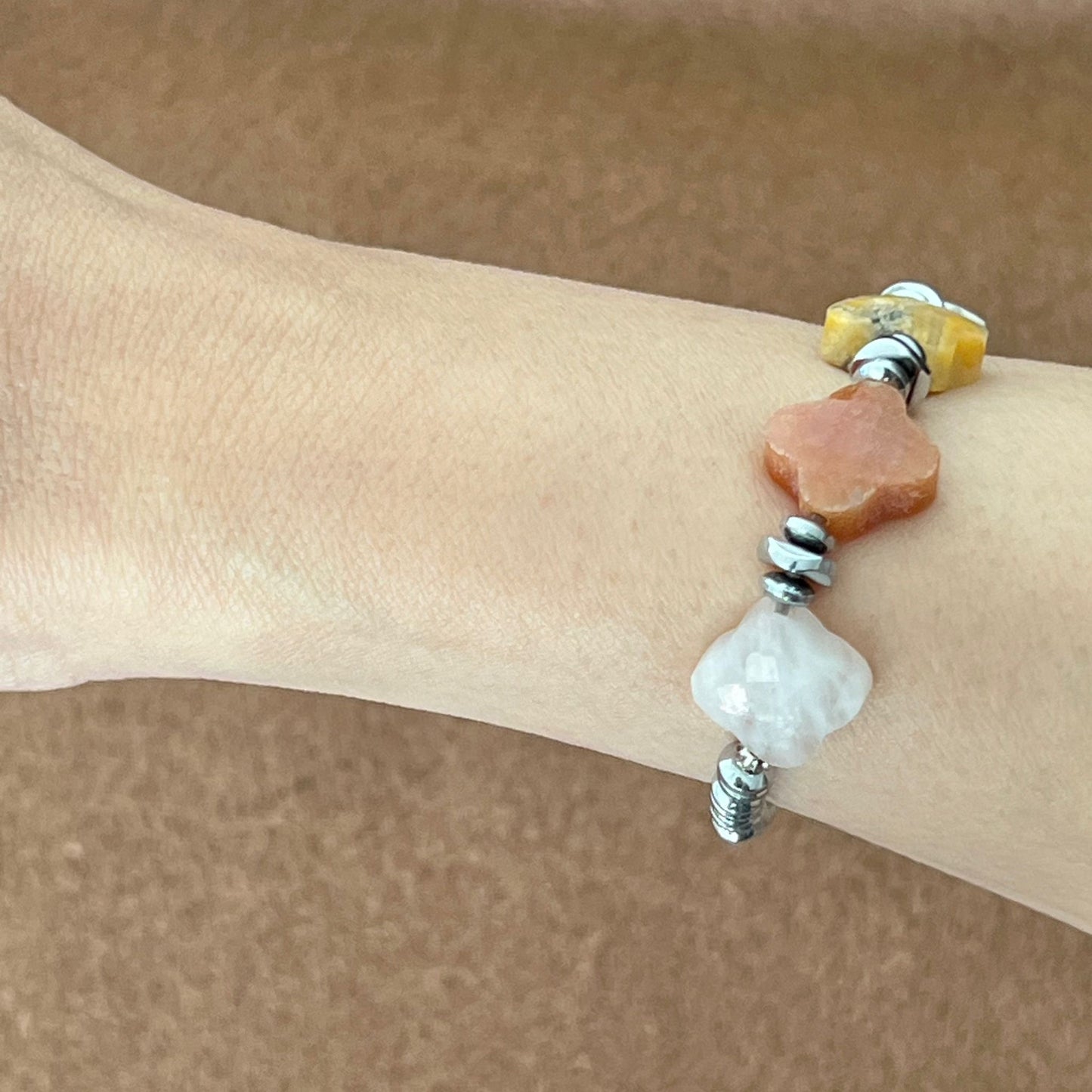 Clouds & Sunshine Clover Baby Bracelet SHW