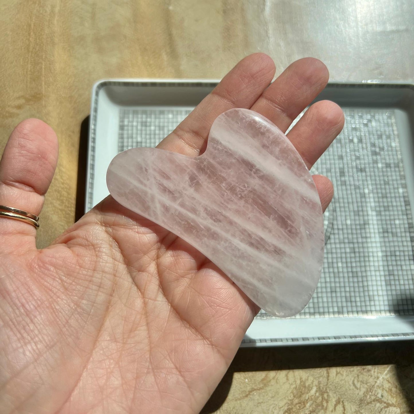 Rose Quartz Gua Sha