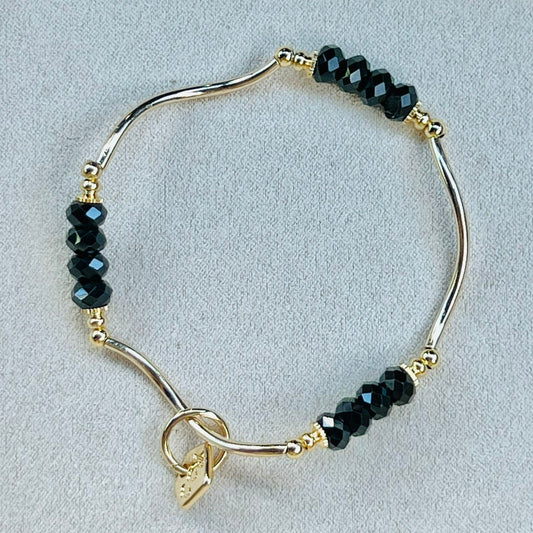 Black Spinel La Grace Bracelet