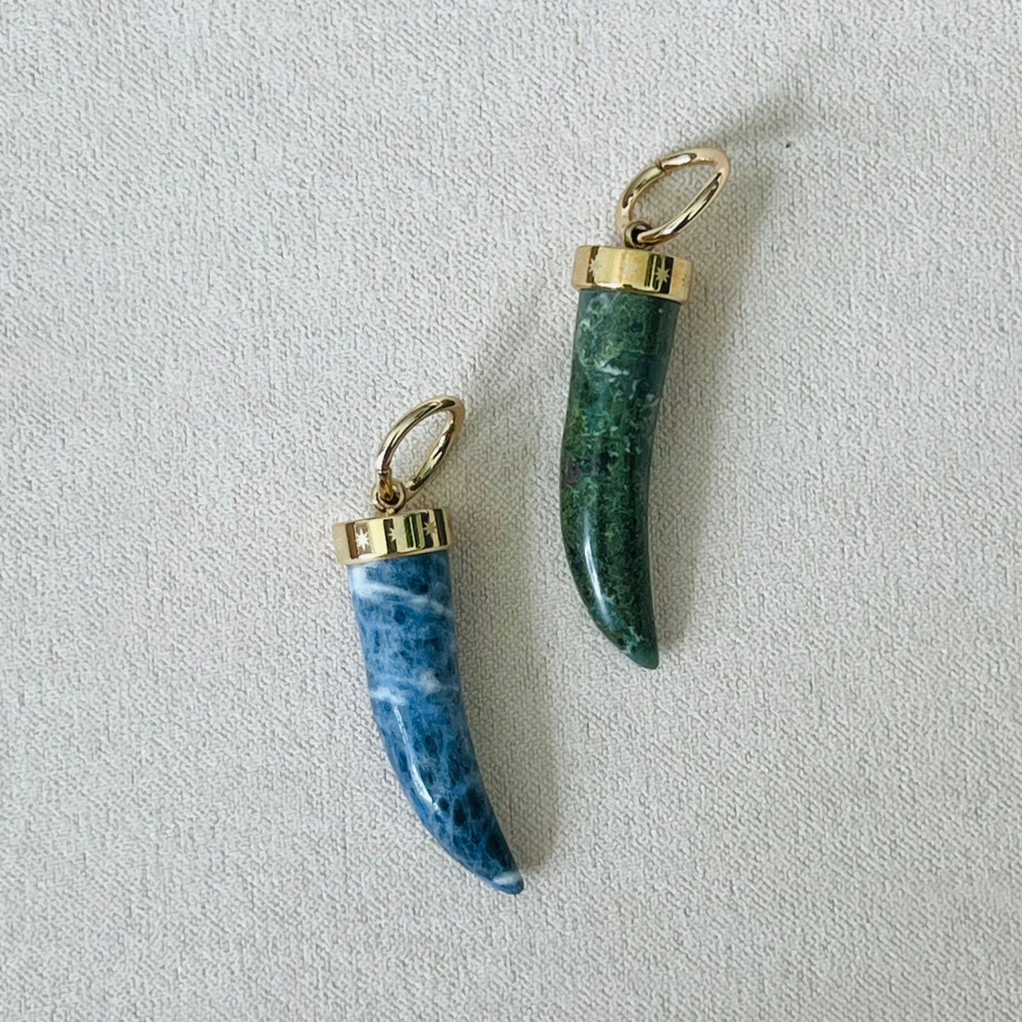 Sodalite Horn Pendant