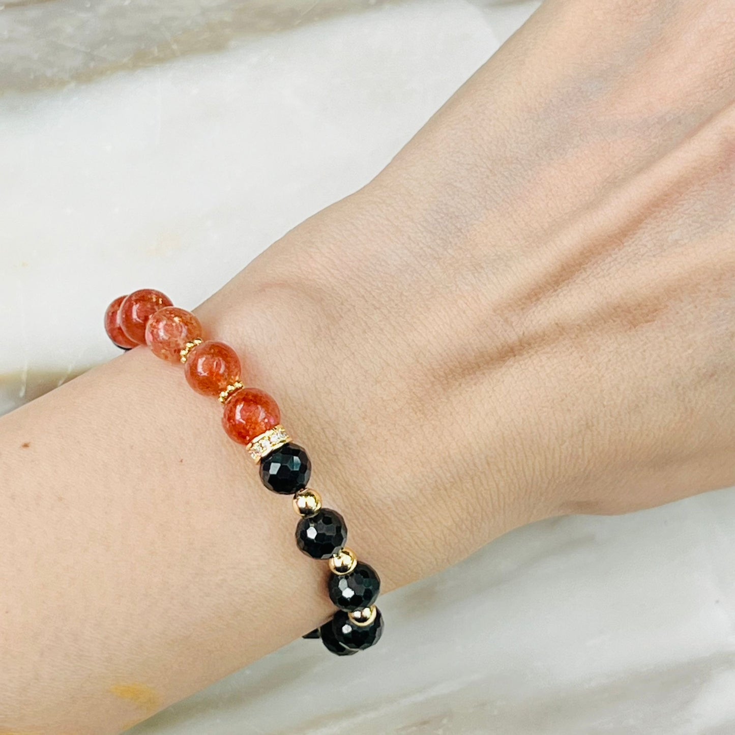 Sunstone Happiness & Protection Baby Bracelet