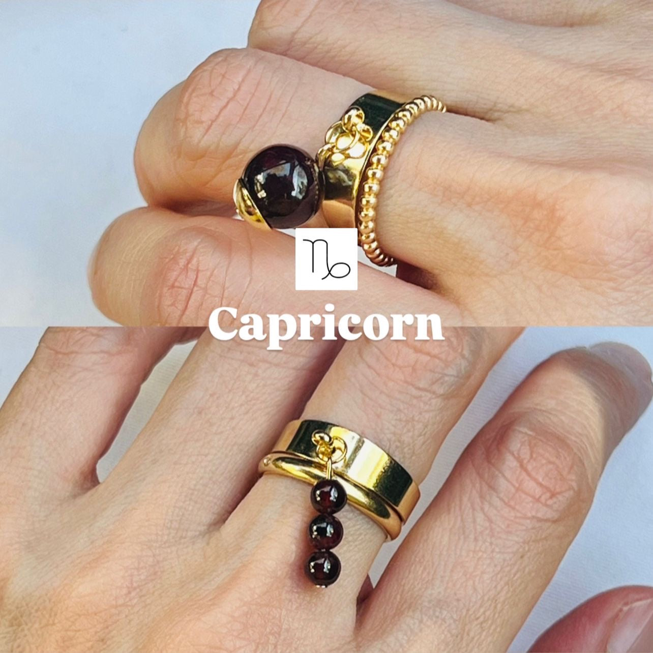 Capricorn Rings GHW