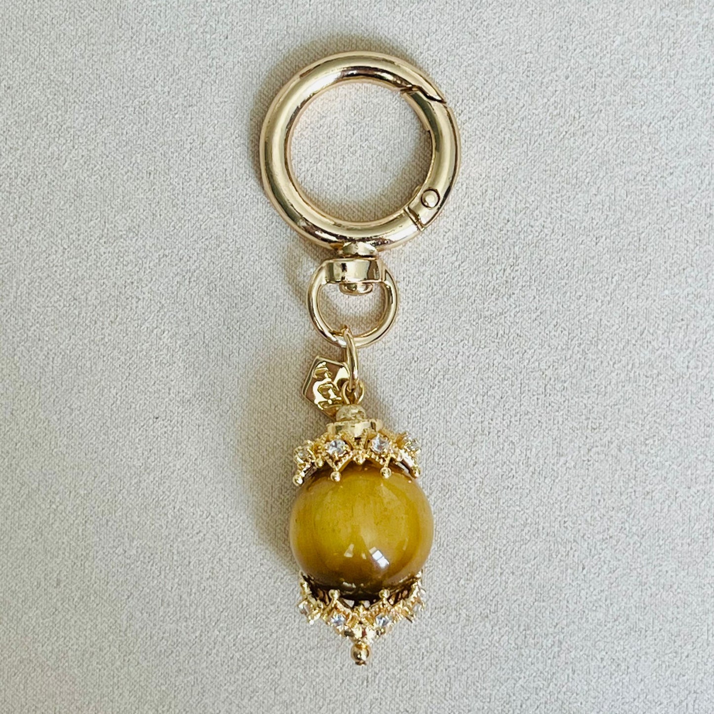 Honey Tigereye Bag Charm/Key Ring