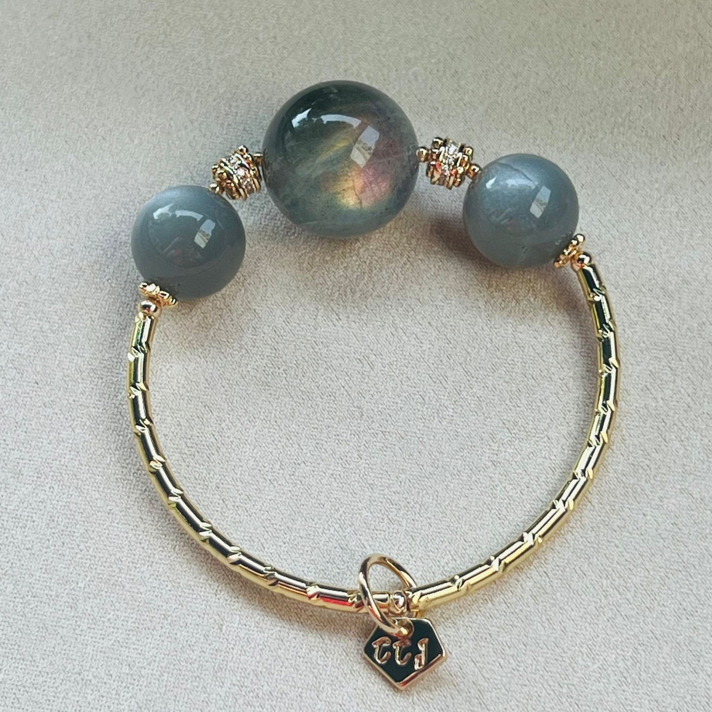 Magical Moonstone & Labradorite Diadem Bracelet