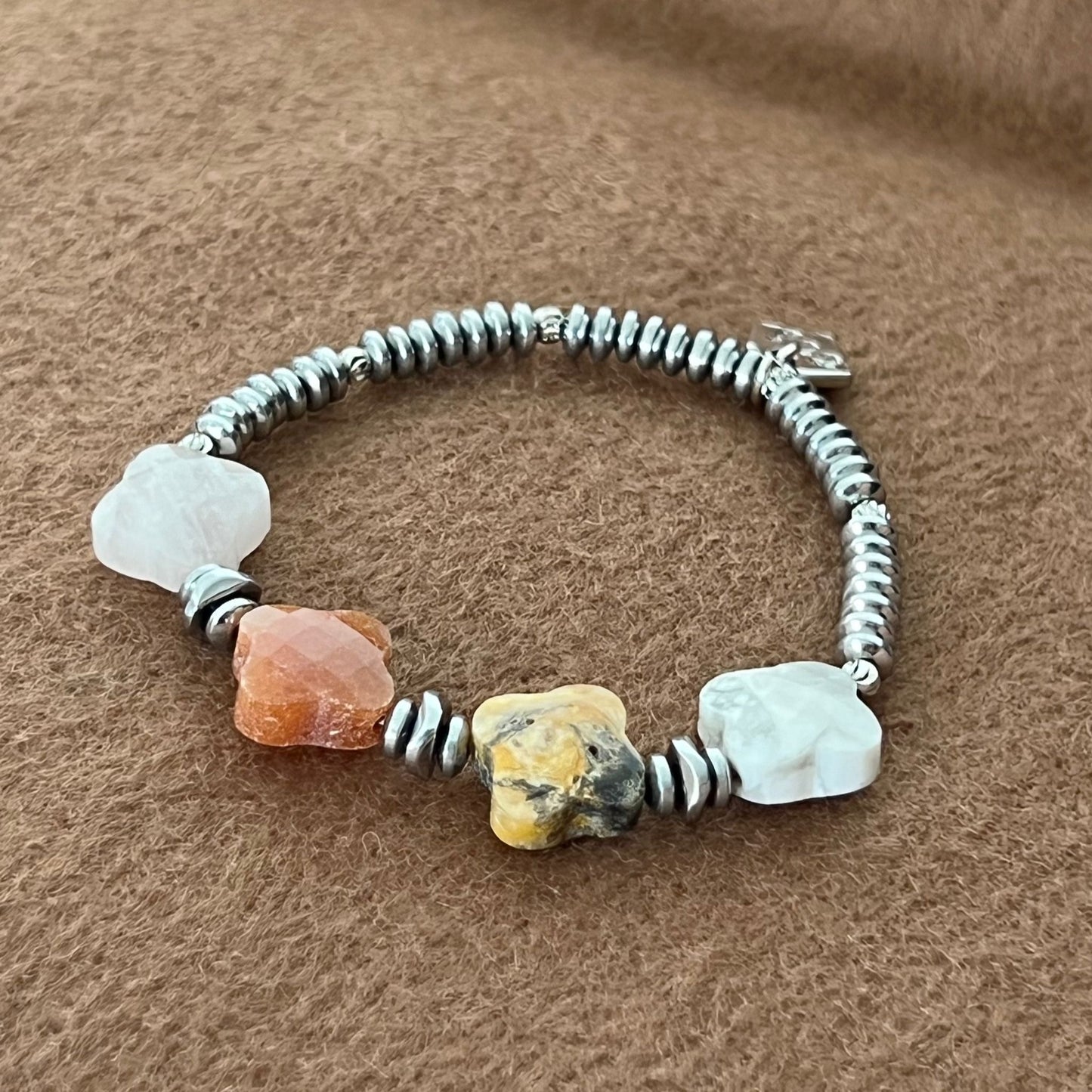 Clouds & Sunshine Clover Baby Bracelet SHW