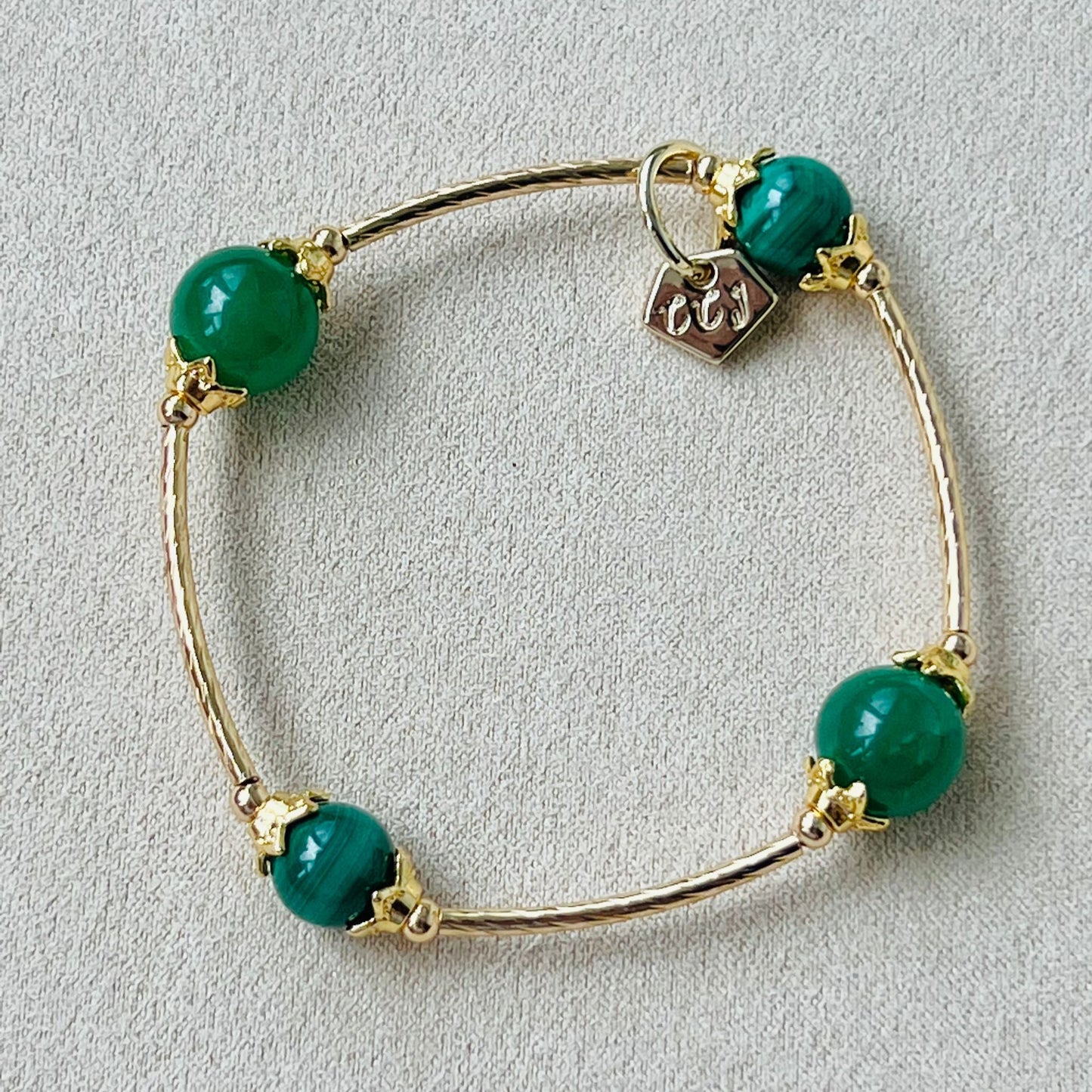 Green Aventurine & Malachite La Grace Bracelet