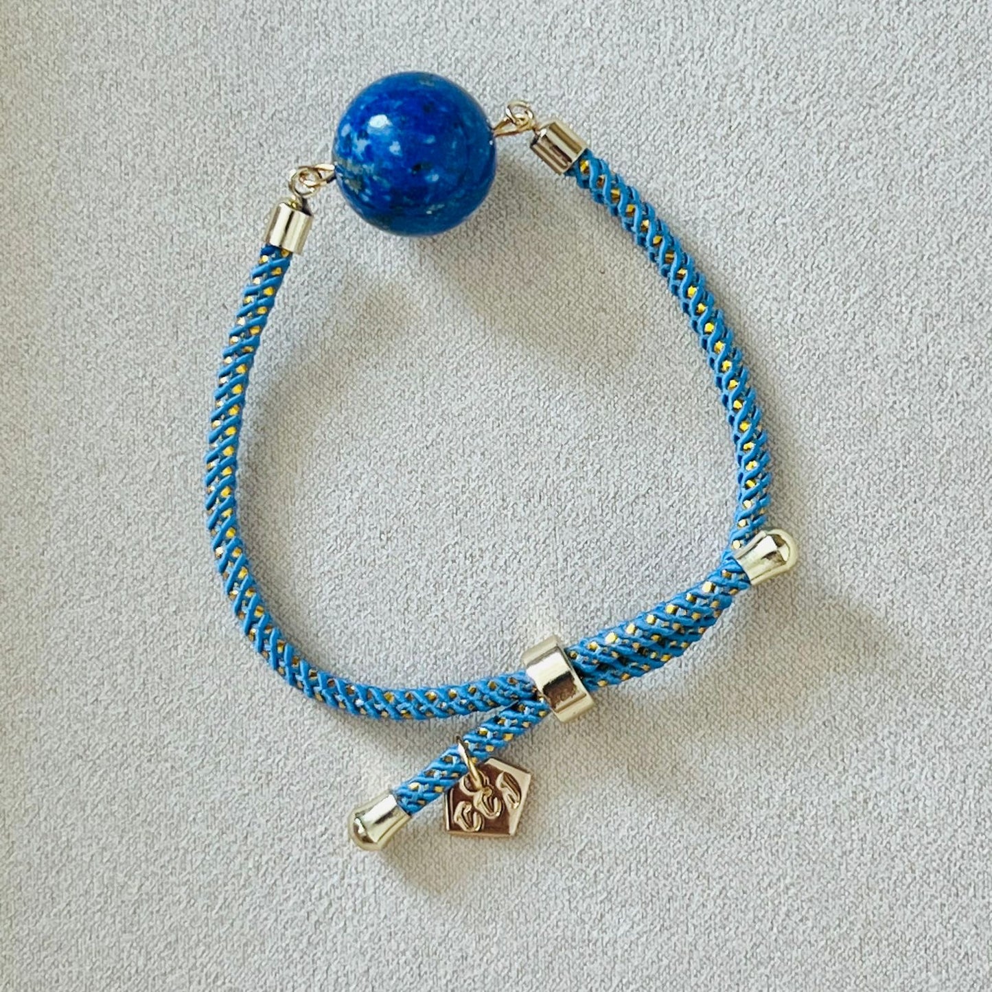 Lapis Lazuli Girl Bracelet (Blue String)