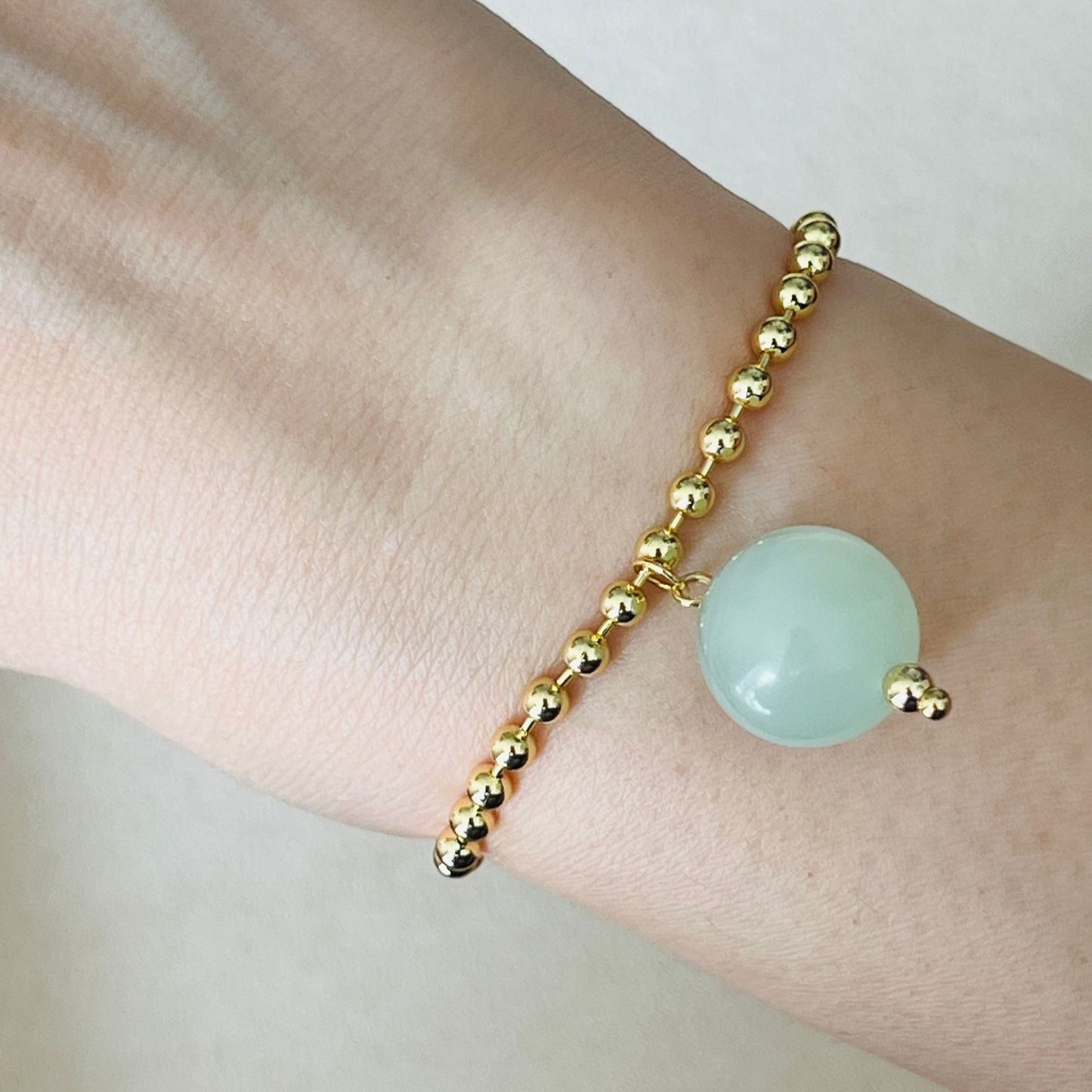 Green Calcite La Forma Bracelet