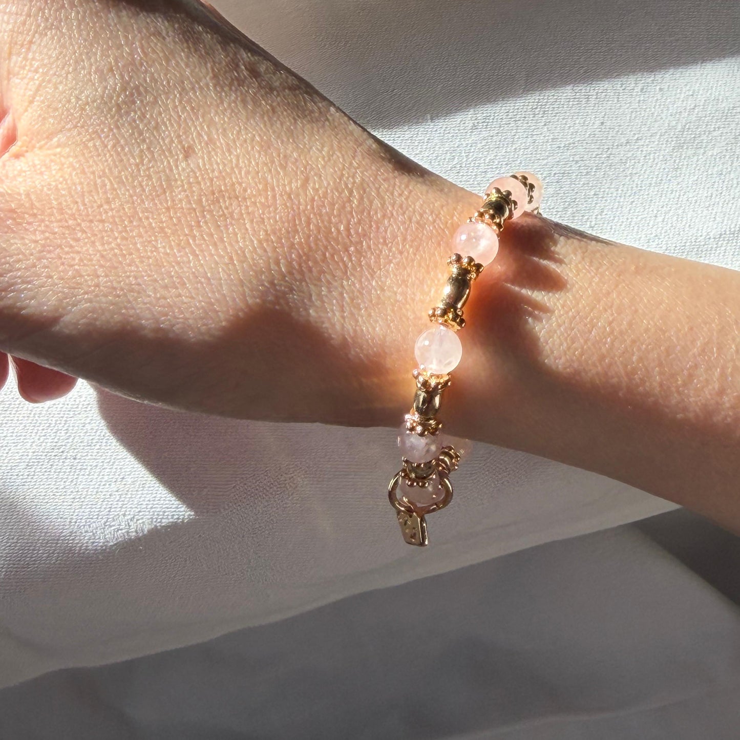 Morganite Baby Bracelet