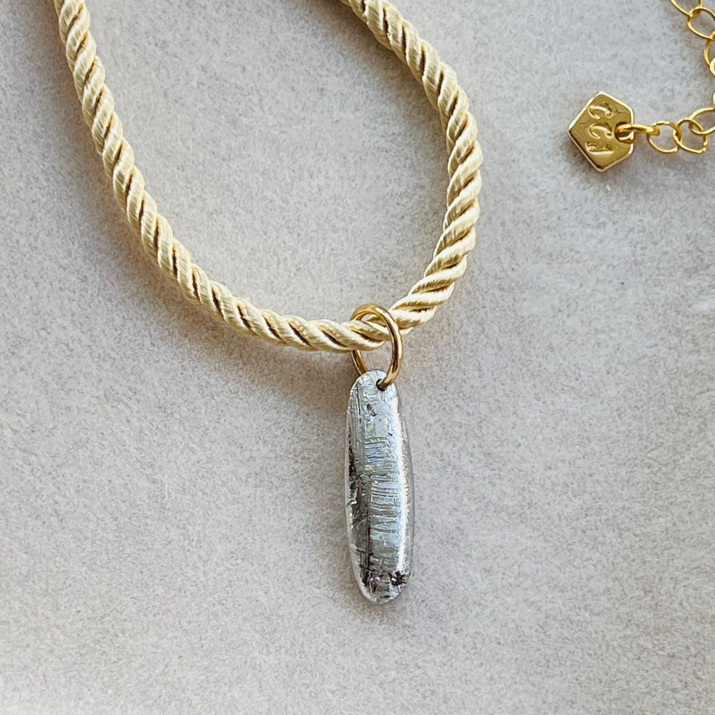 Meteorite Silk Twist Necklace