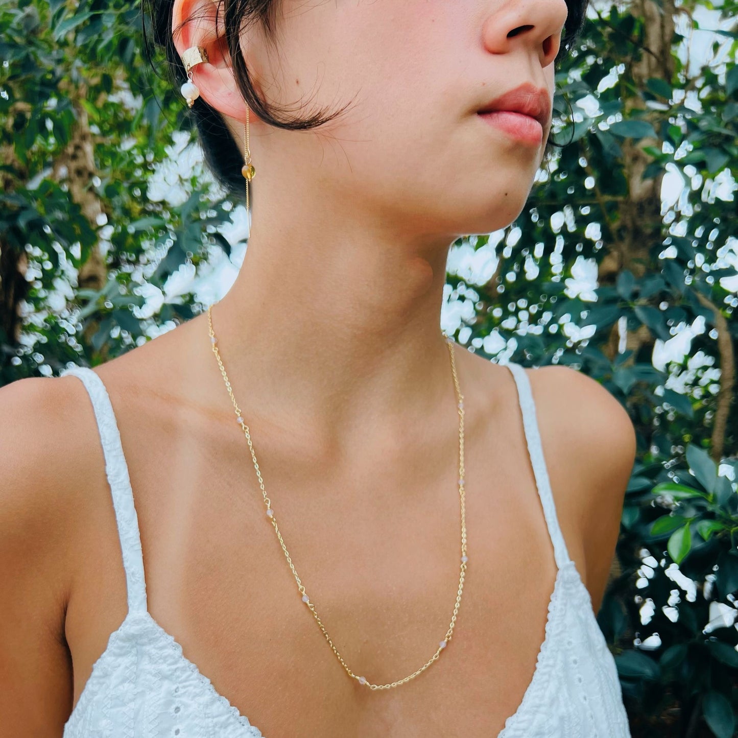 Rose Quartz Delicate Necklace