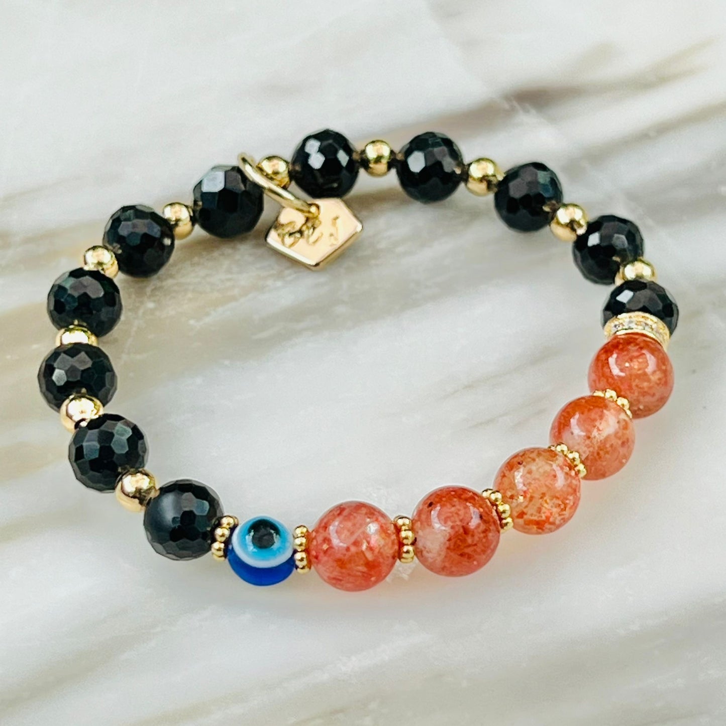 Sunstone Happiness & Protection Baby Bracelet