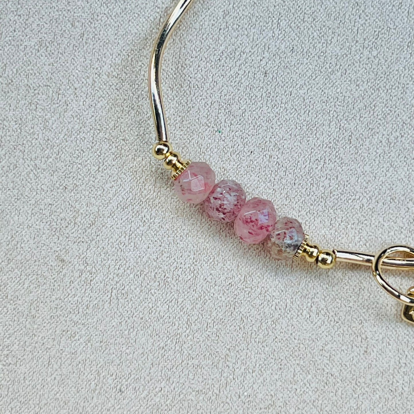 Strawberry Quartz La Grace Bracelet