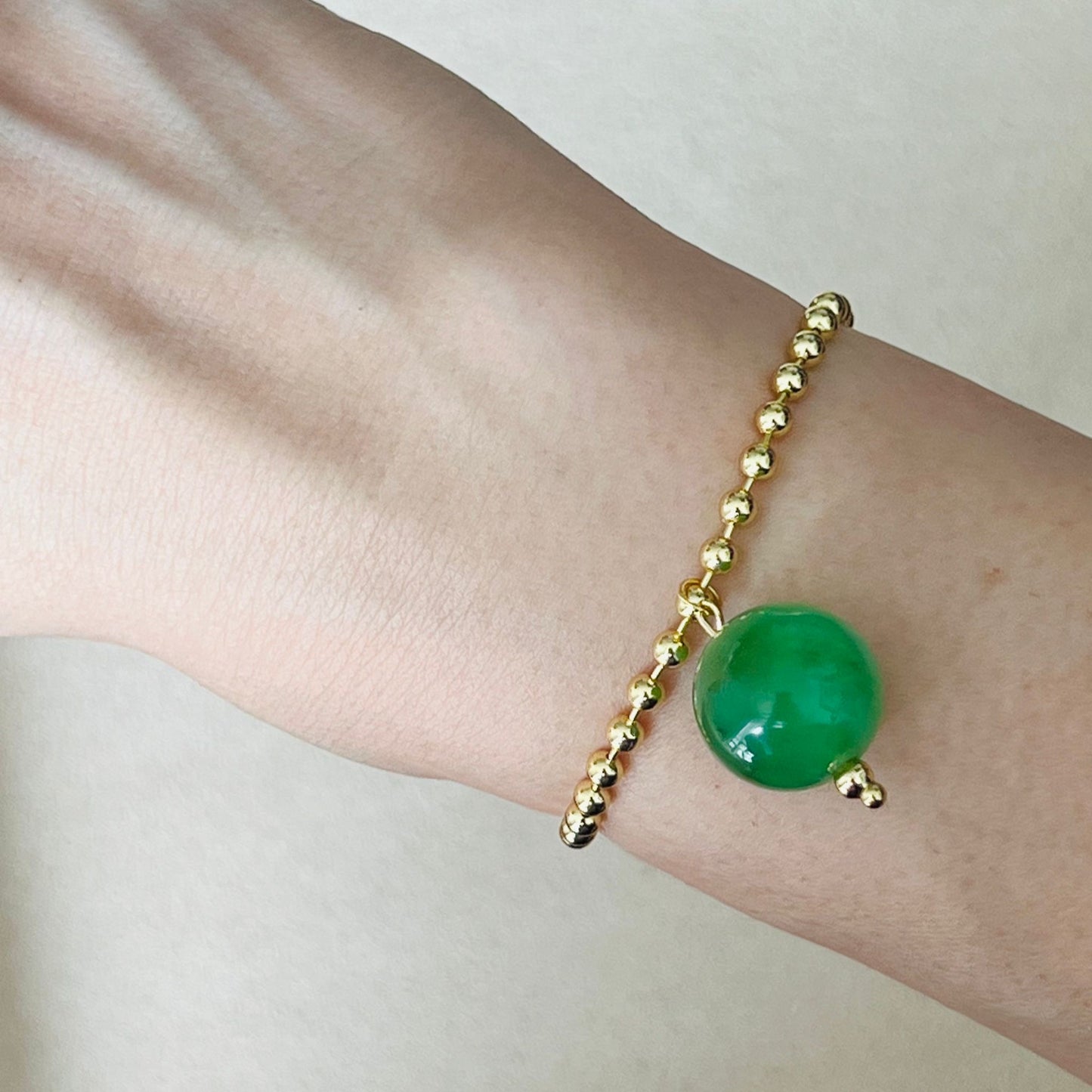 Chrysoprase La Forma Bracelet