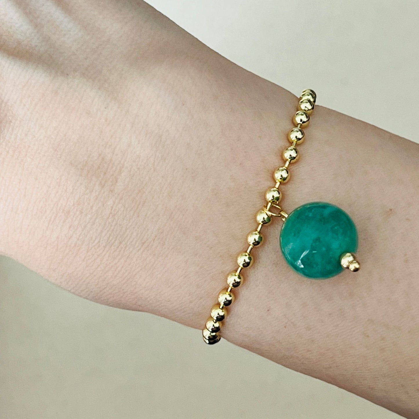 Vintage Amazonite La Forma Bracelet