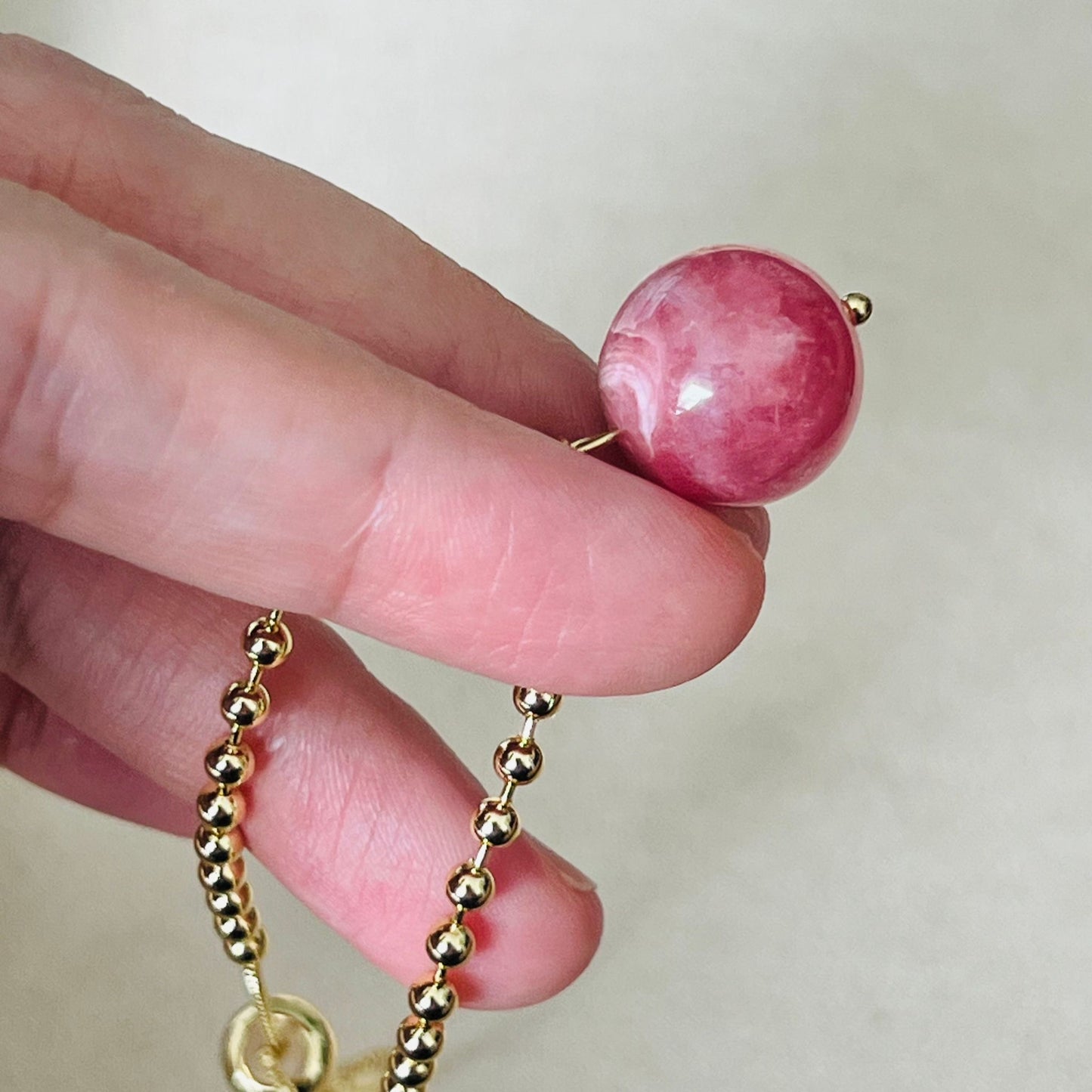 Rhodochrosite La Forma Bracelet