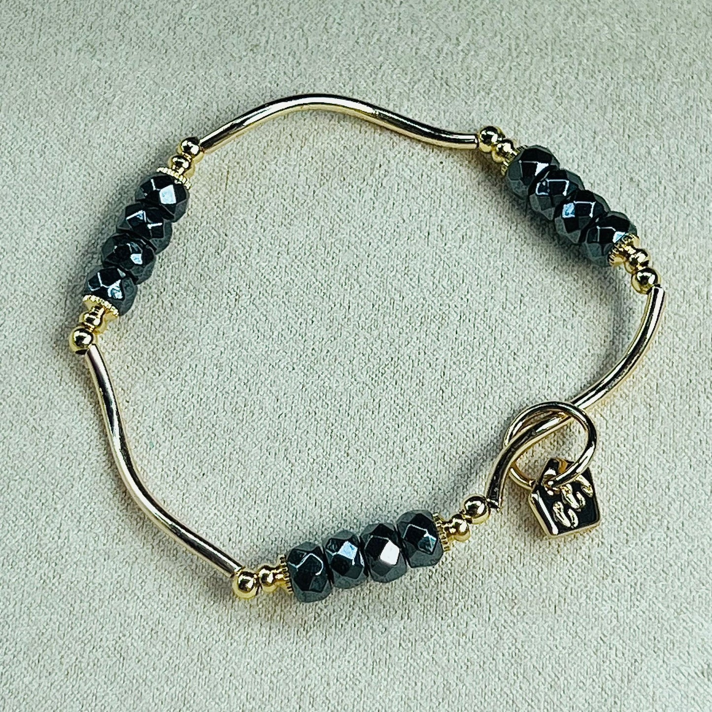 Hematite La Grace Bracelet