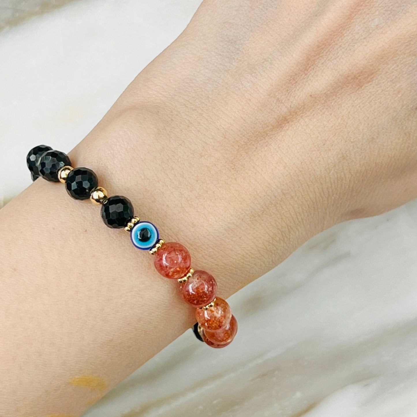 Sunstone Happiness & Protection Baby Bracelet