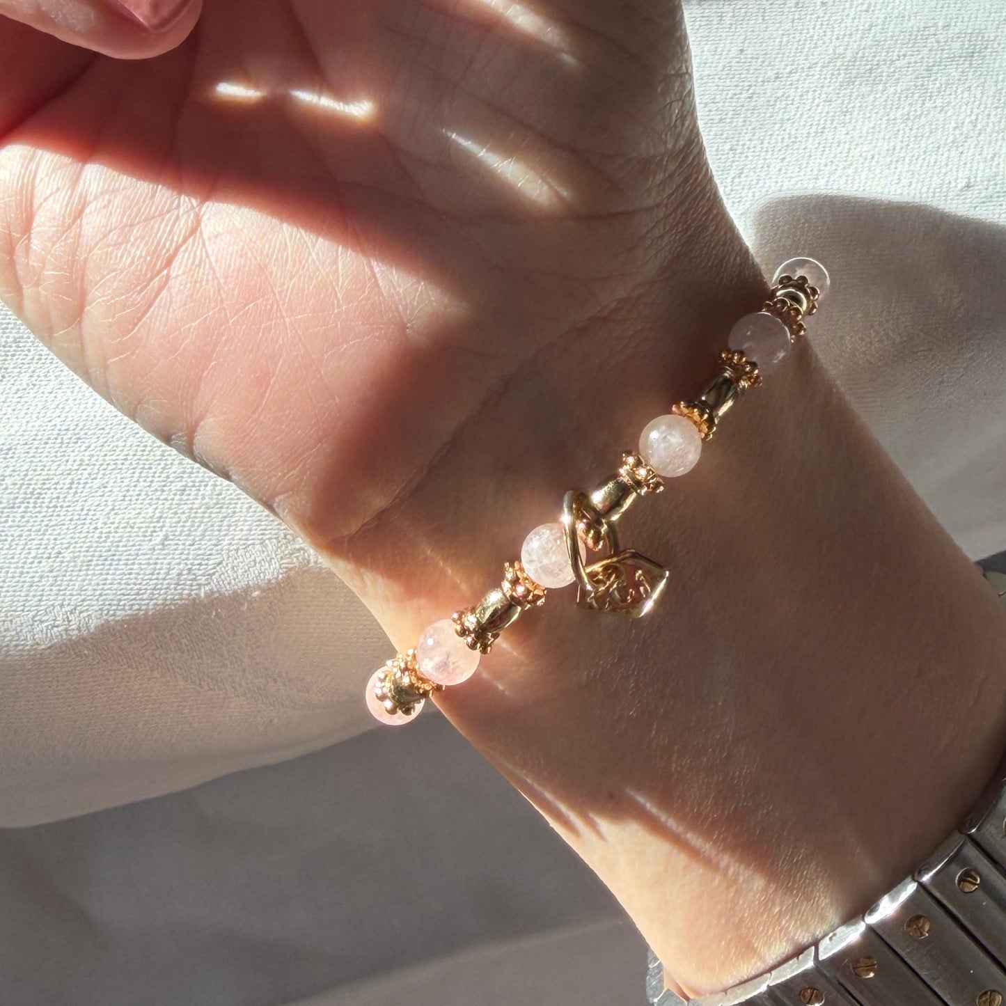 Morganite Baby Bracelet
