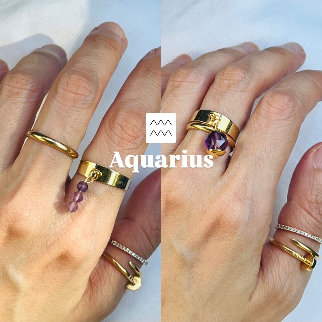 Aquarius Rings GHW