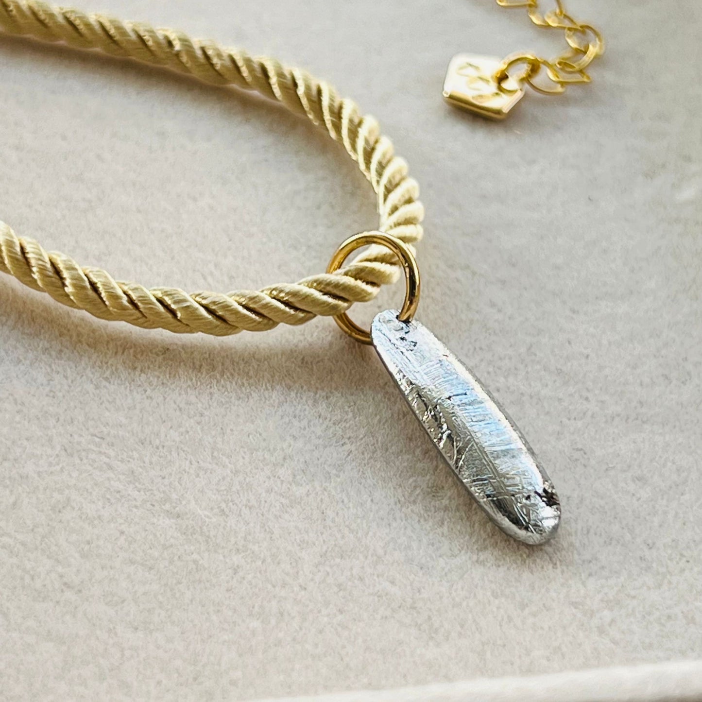 Meteorite Silk Twist Necklace