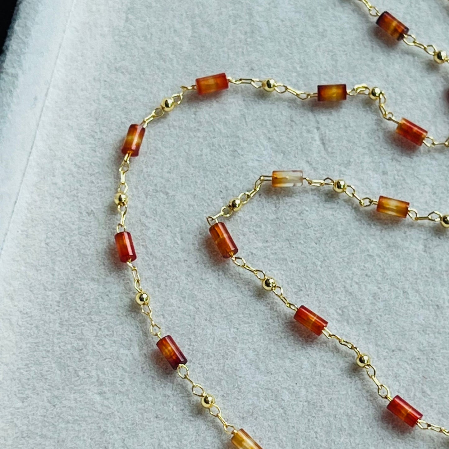 Carnelian Delicate Necklace