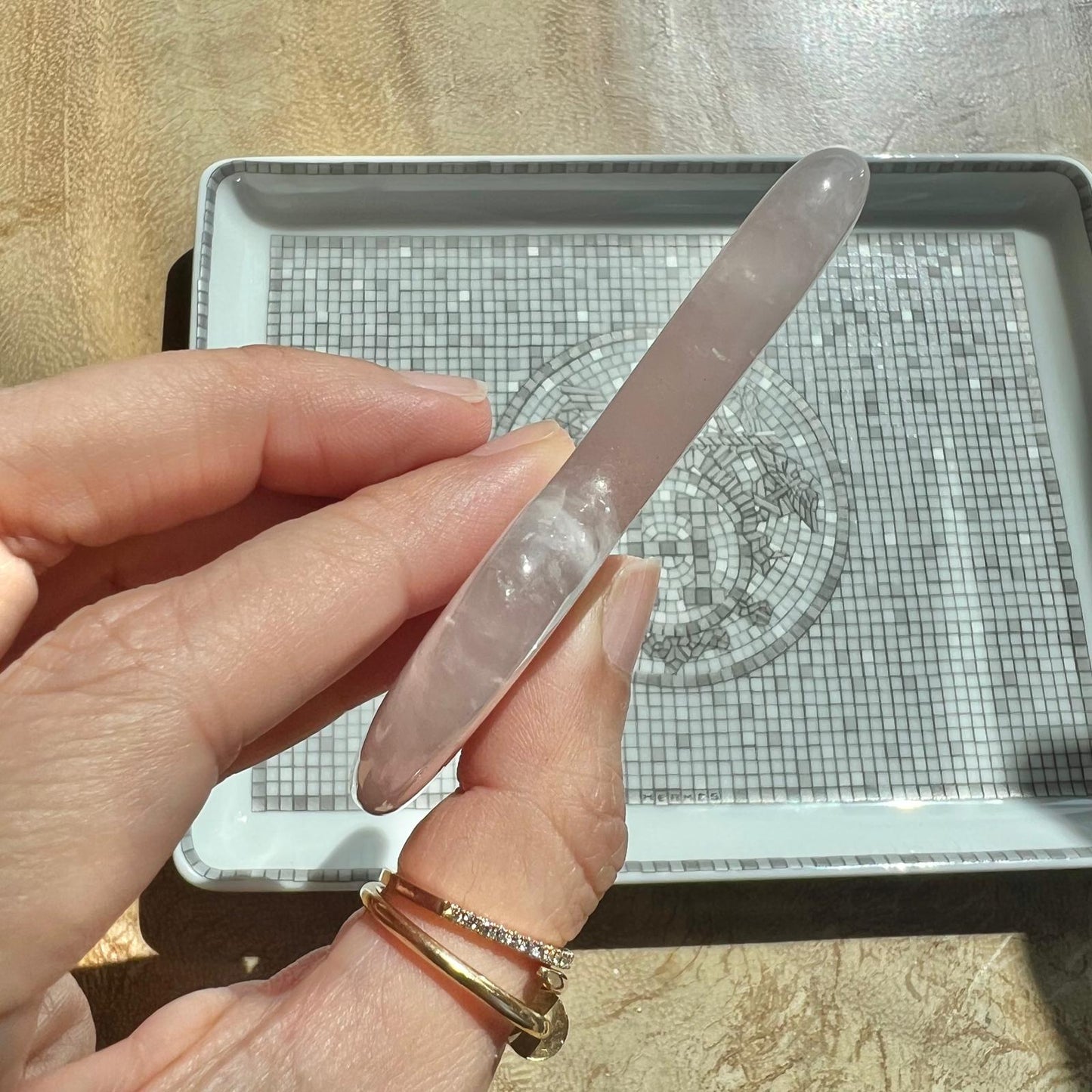 Rose Quartz Gua Sha