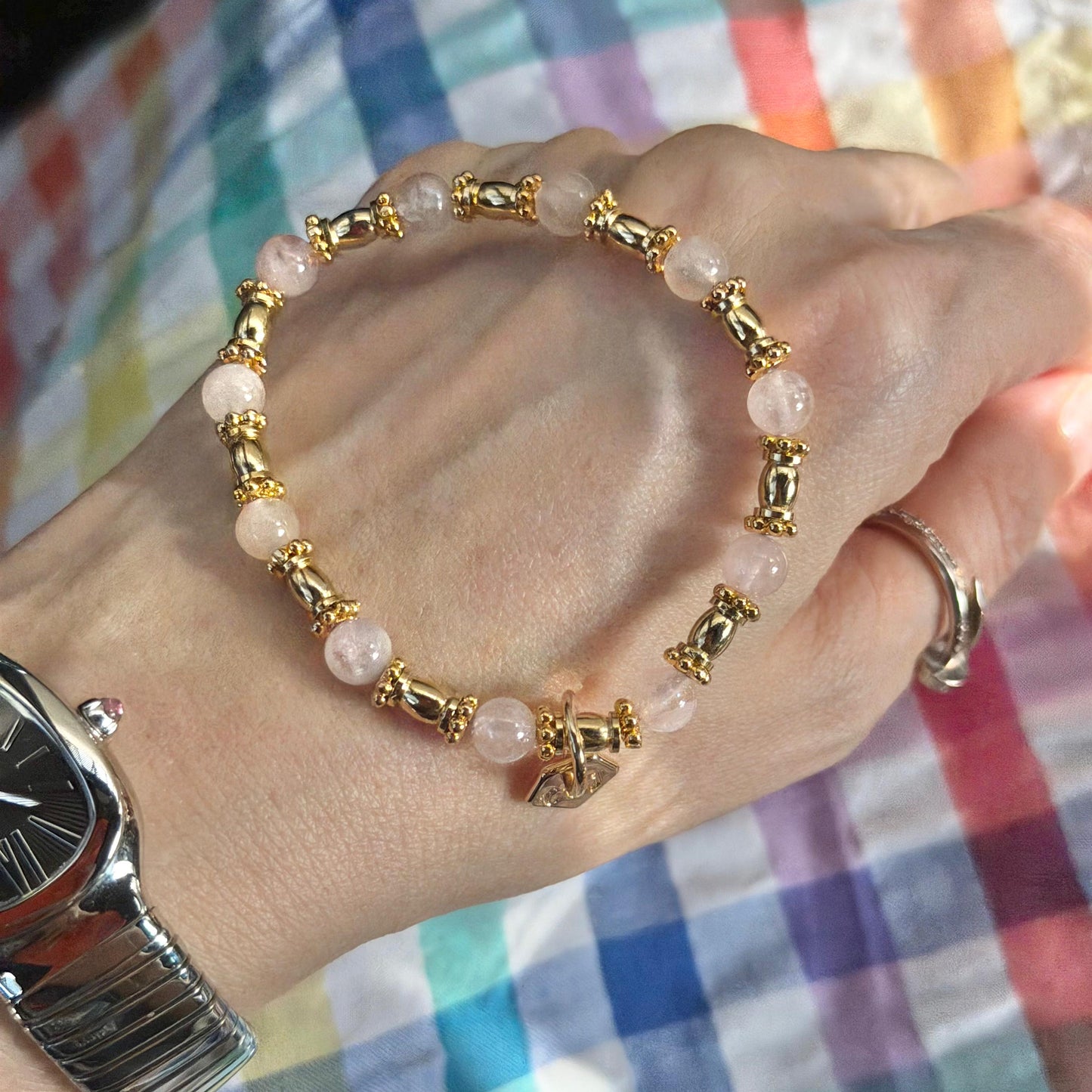 Morganite Baby Bracelet
