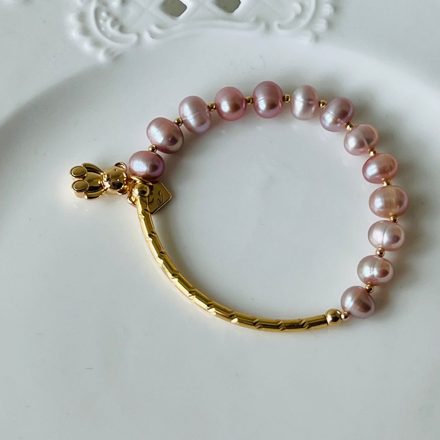 Baby Lilac Pearl Diadem Bracelet