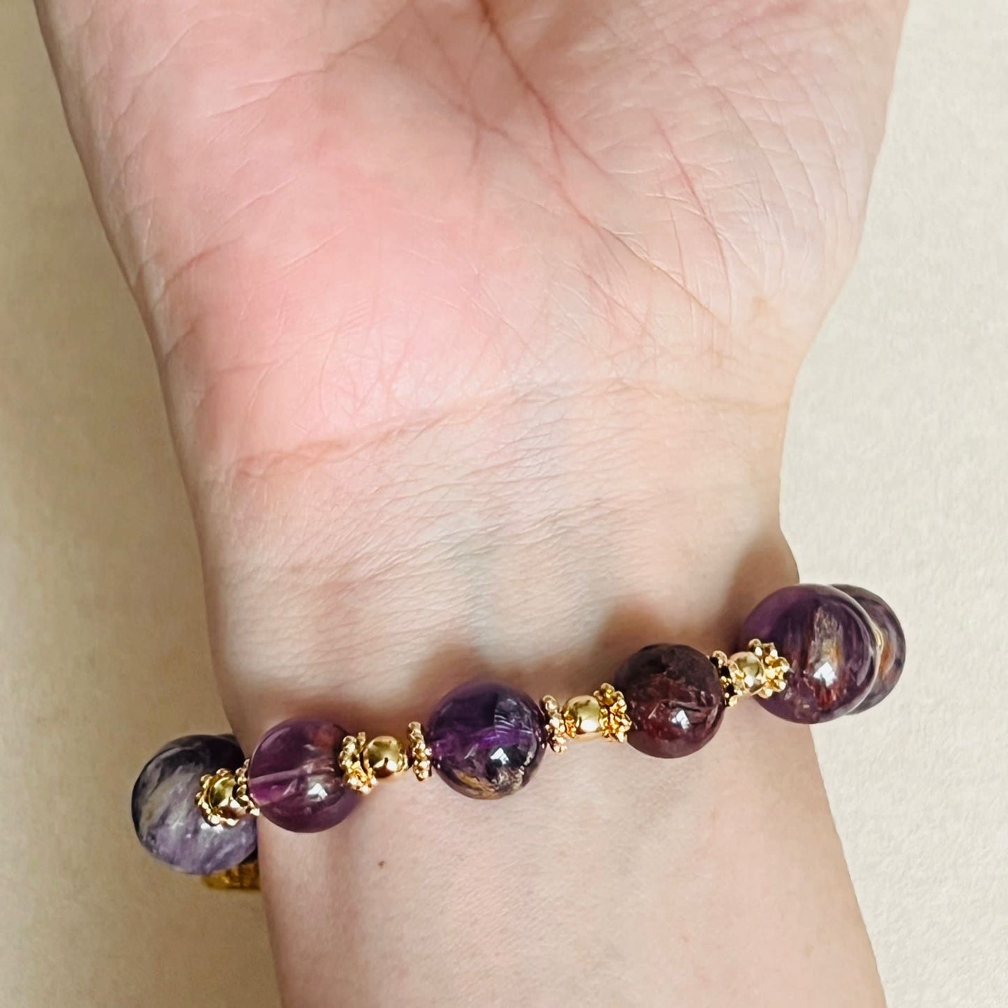 Purple Phantom Quartz Supreme Bracelet