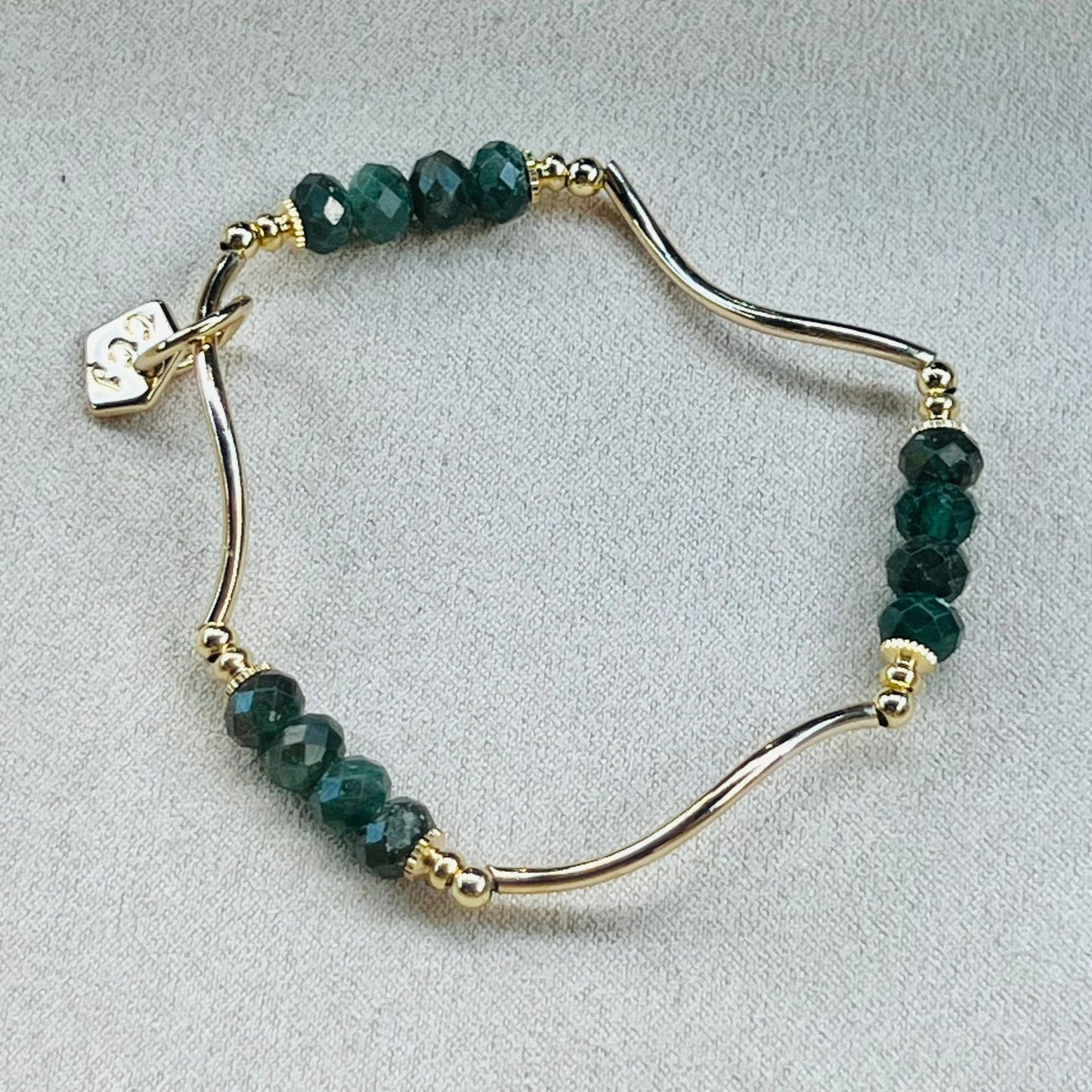 Green Apatite La Grace Bracelet