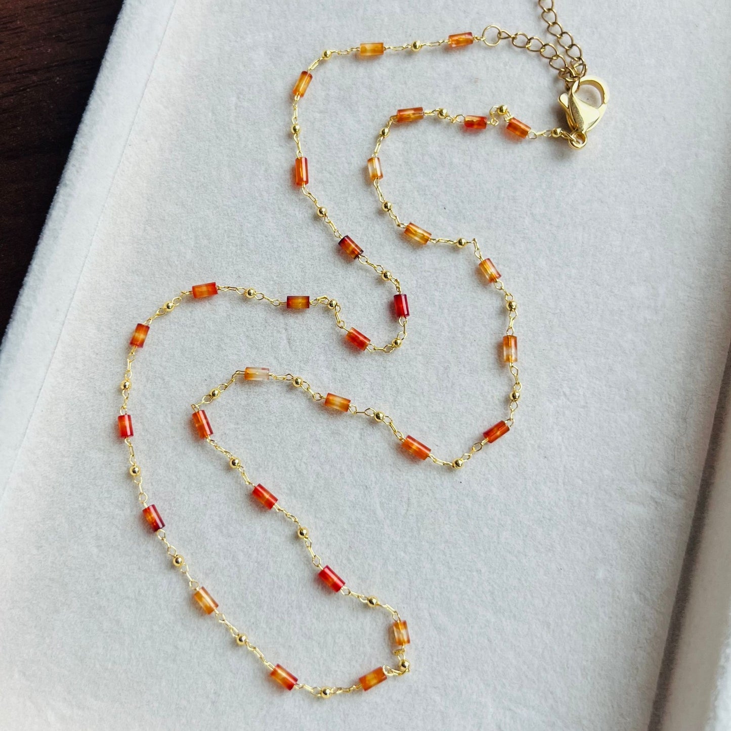 Carnelian Delicate Necklace