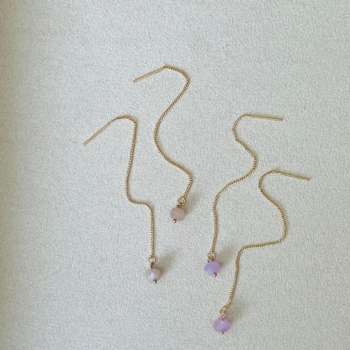 Sunstone Thread Earrings
