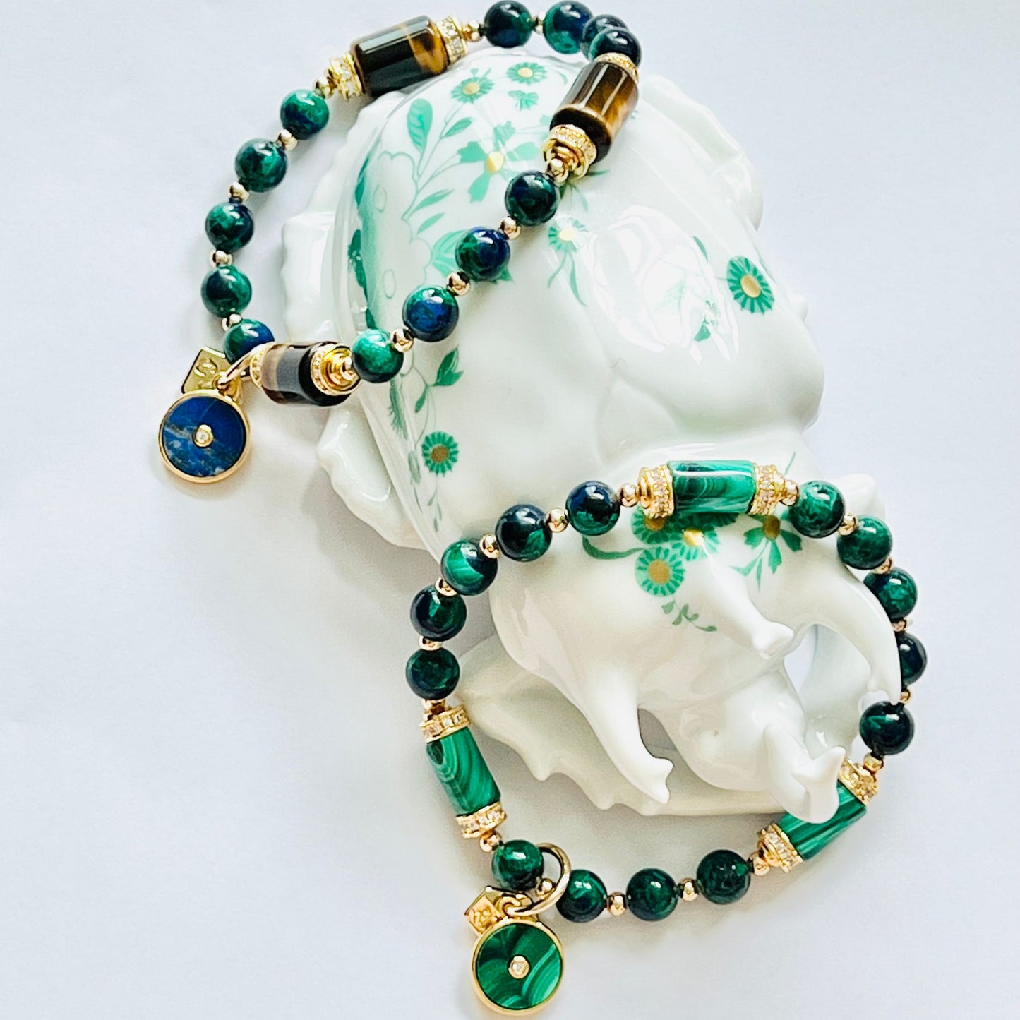 Baby Azurmalachite & Malachite Bracelet