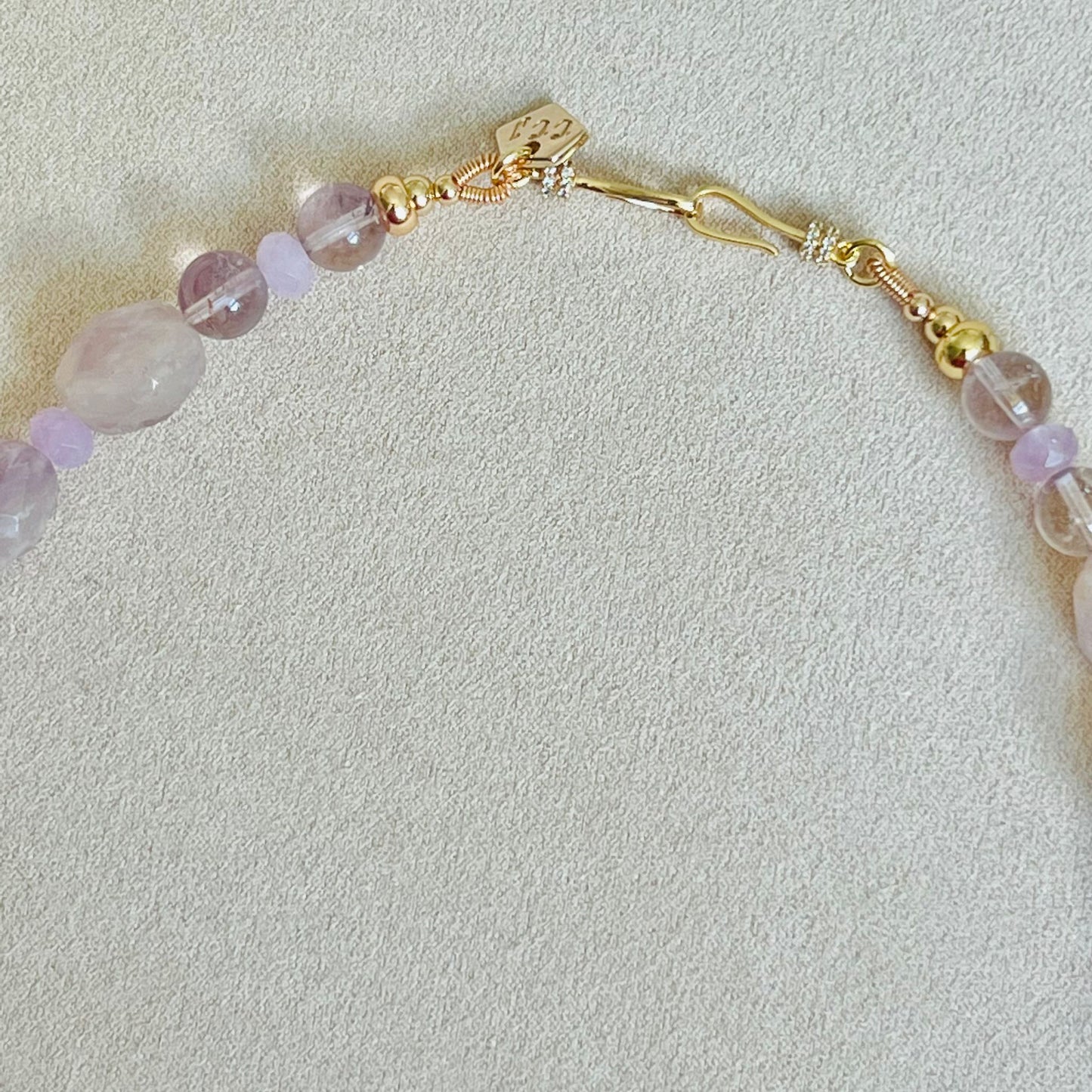 Amethyst, Ametrine & Baroque Pearl Charm Necklace