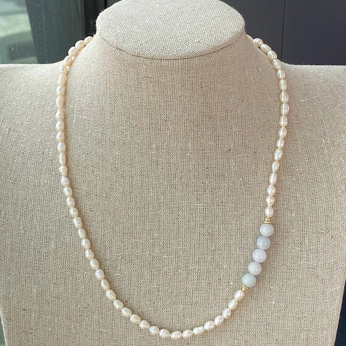 Jade Pearl Necklace