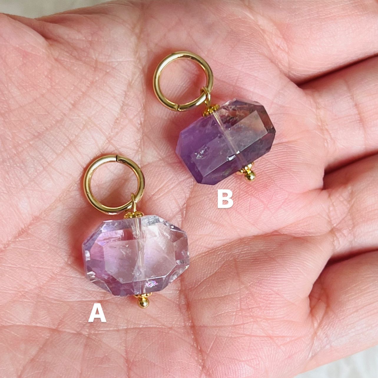 Amethyst & Ametrine Pendants
