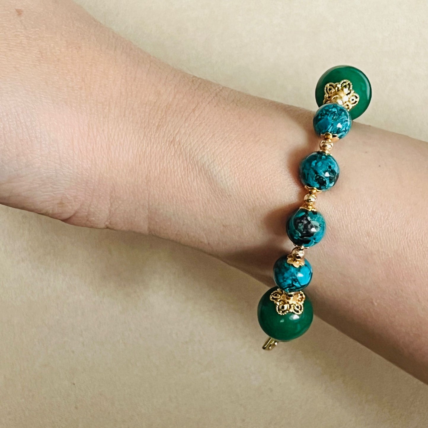 Baby Turquoise & Aventurine Bracelet